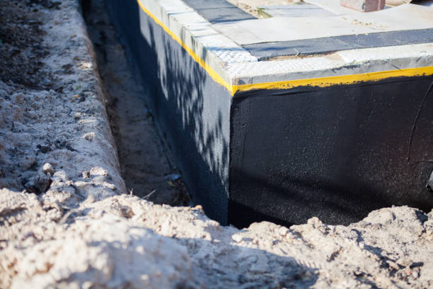 Residential Waterproofing installation at a Bluff City, TN home by SJ Waterproofing Pros
